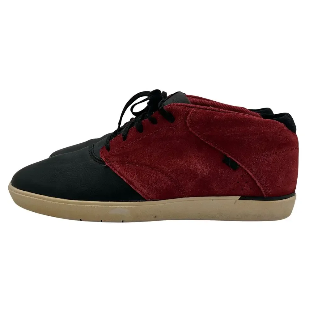 Vans LXVI Secant Suede Mid Top Shoes‎ Mens 11.5 Red Skateboard Sneakers 0QGYZ3S